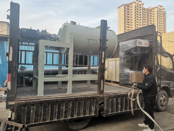 簡易干粉砂漿生產(chǎn)線交付物流！